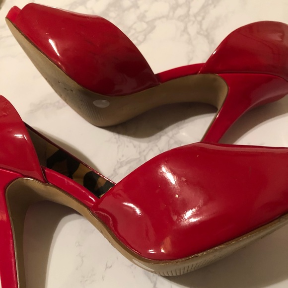 Jessica Simpson Red Patent Leather Pumps 👠💋❤️ - Picture 7 of 8
